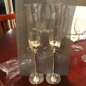 Vera Wang Wedgwood LK toasting flutes